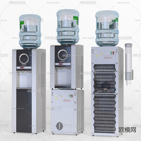 饮水机 直饮机3d模型下载