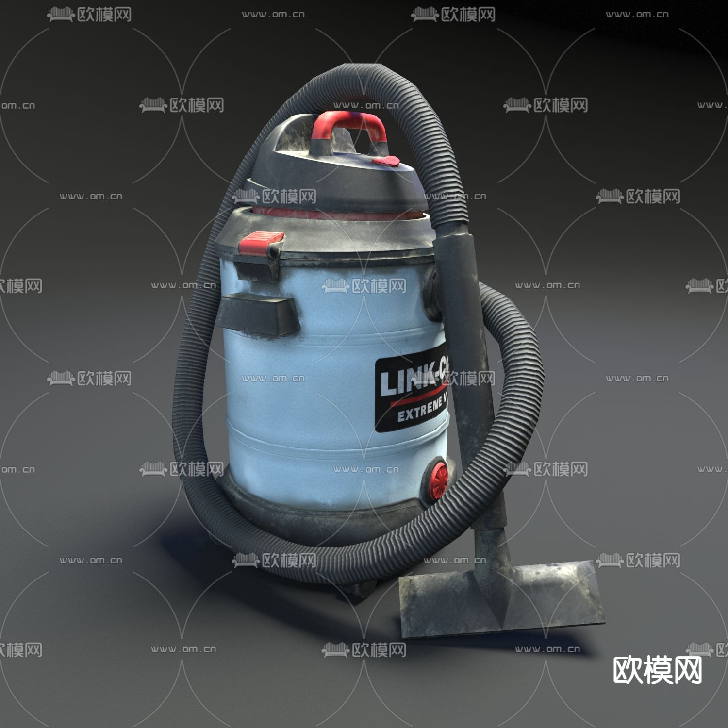 工业风吸尘器3d模型下载