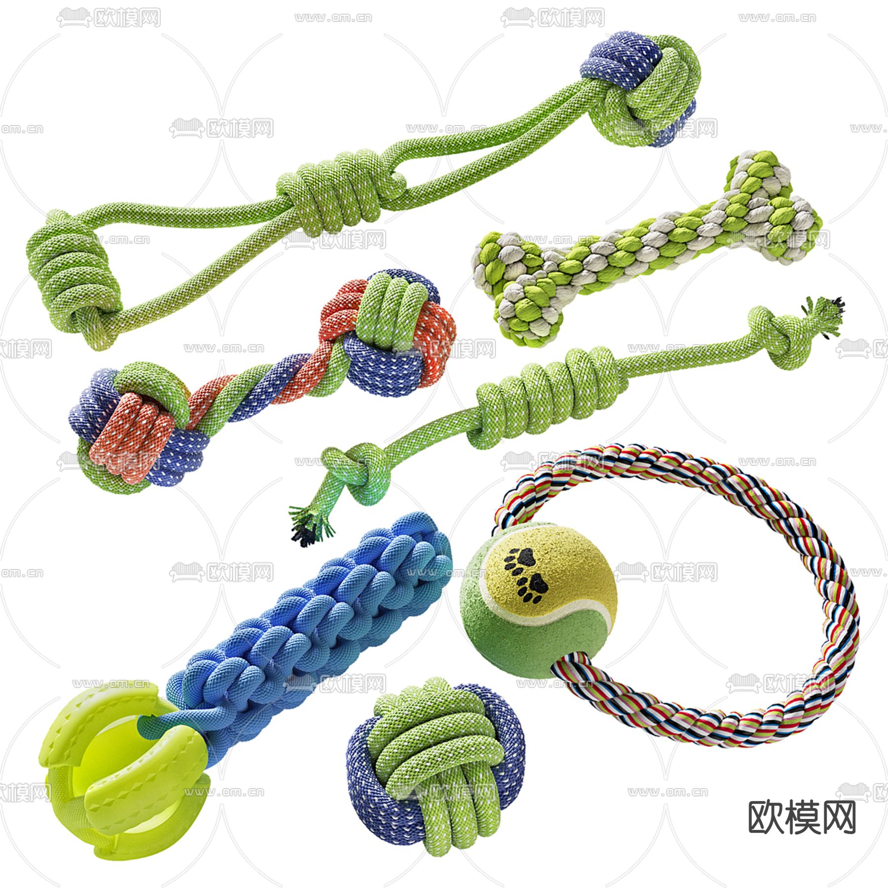 宠物狗咀嚼玩具3d模型下载