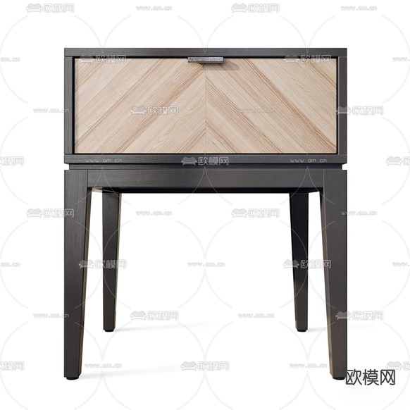 床头柜3d模型下载