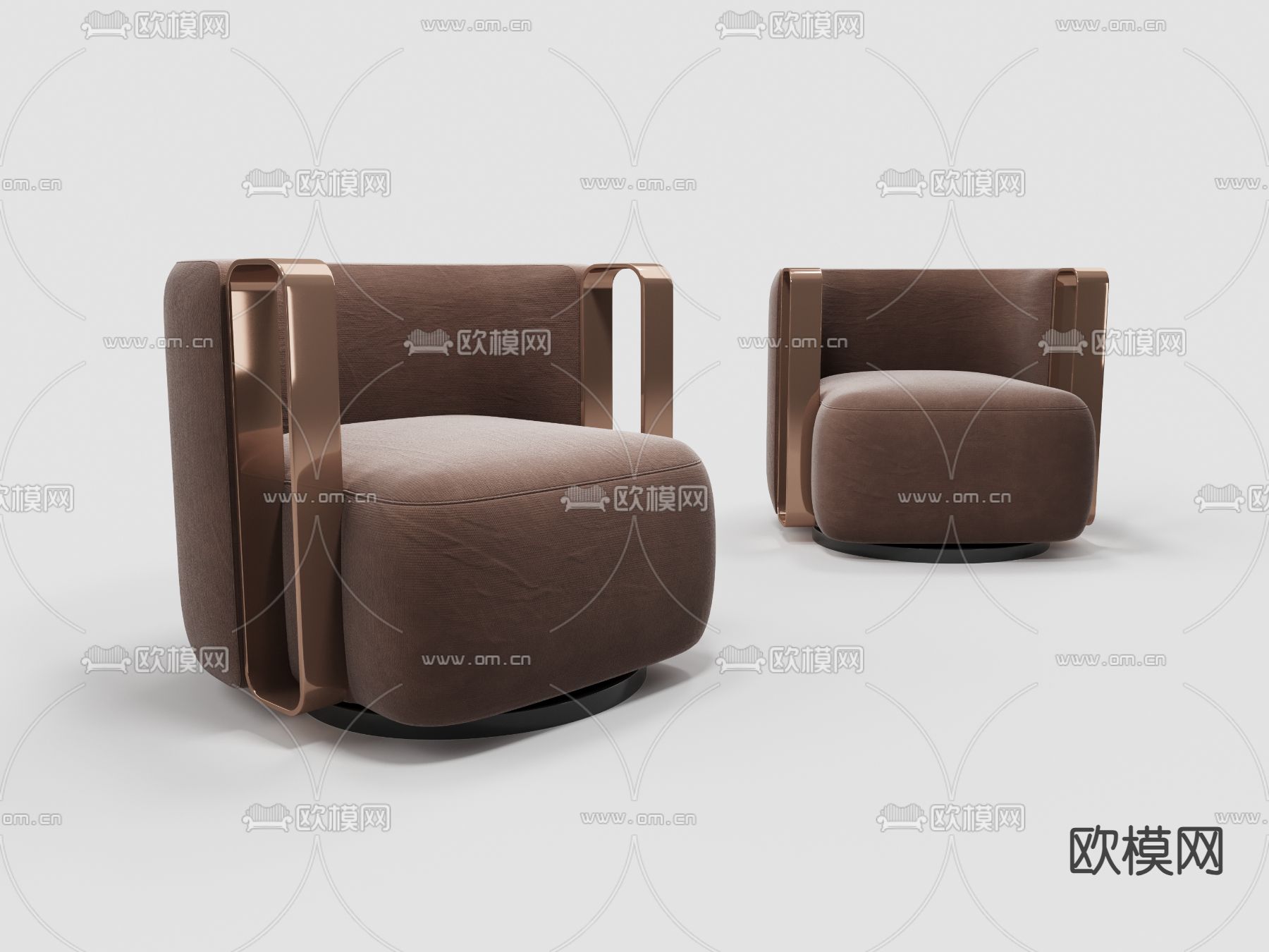 单人沙发3d模型下载