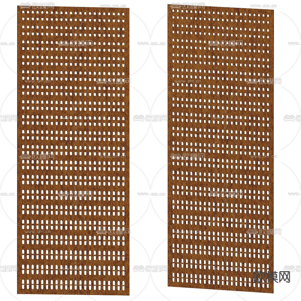 Fovere 镂空屏风3d模型下载