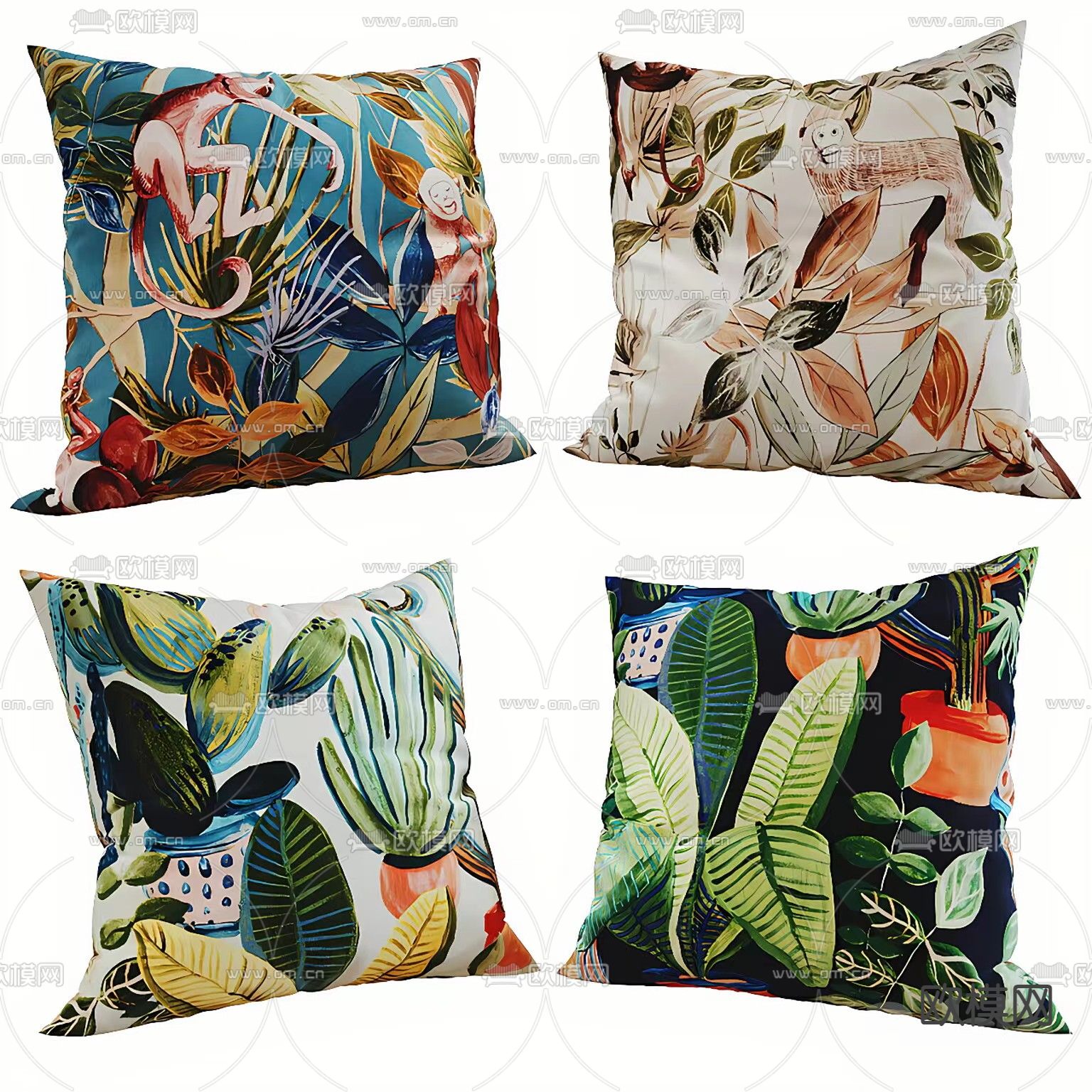 创意抱枕 靠枕 枕头3d模型下载