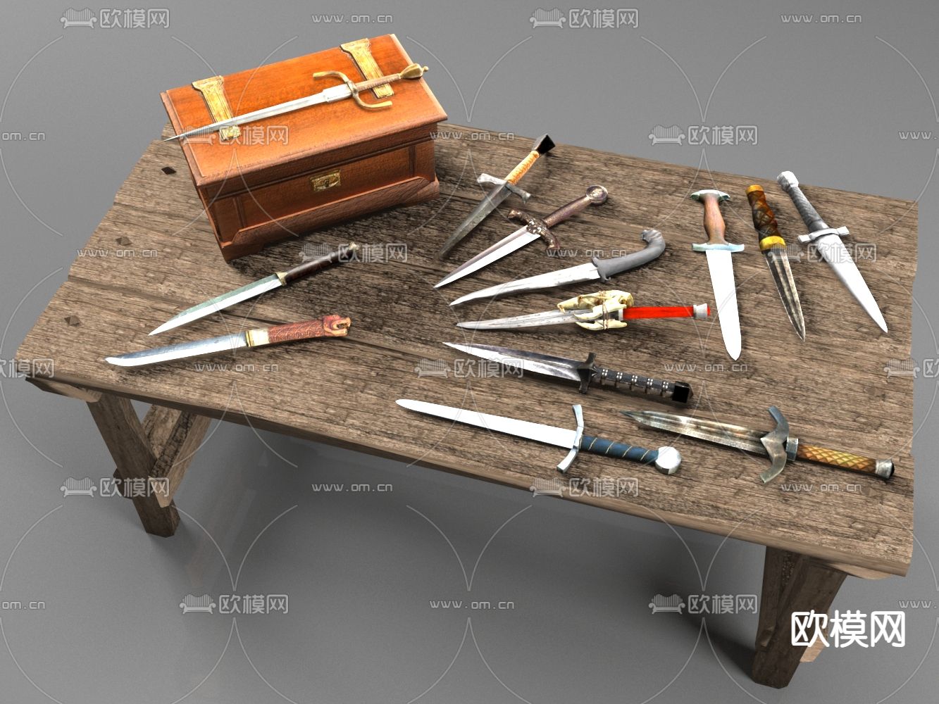 匕首 小刀 短剑 工业设备3d模型下载