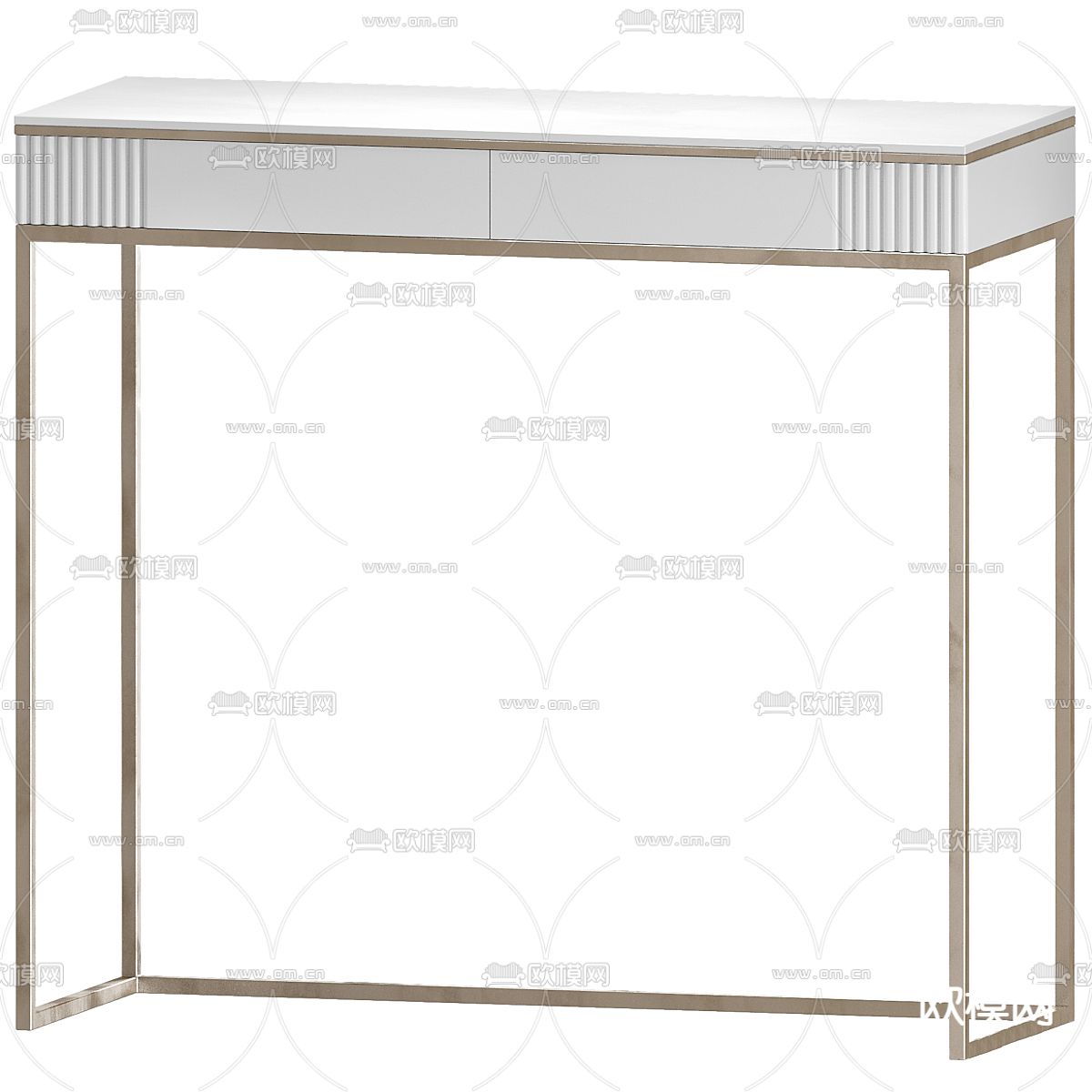 北欧梳妆台 写字台3d模型下载