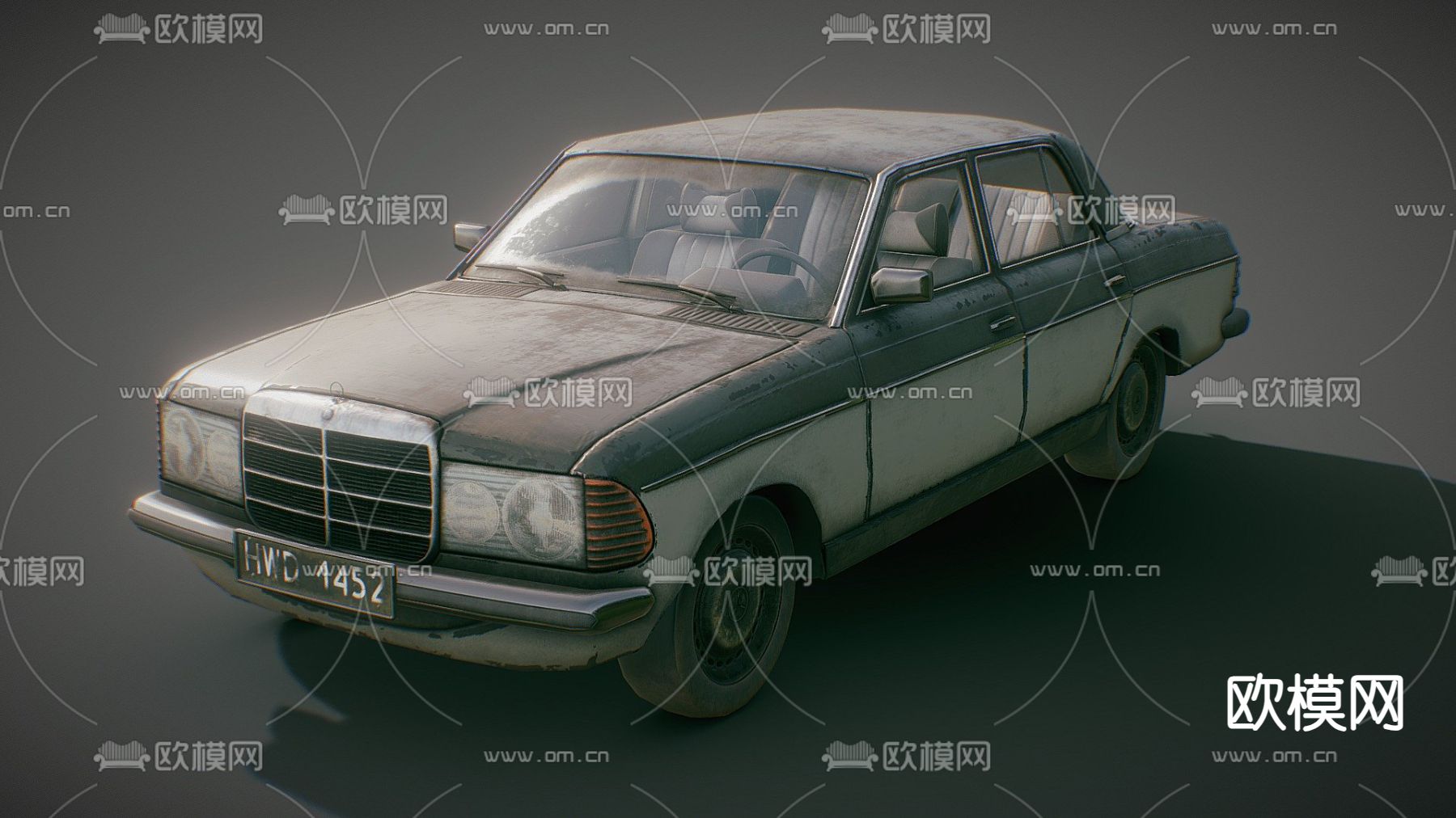 工业风汽车3d模型下载