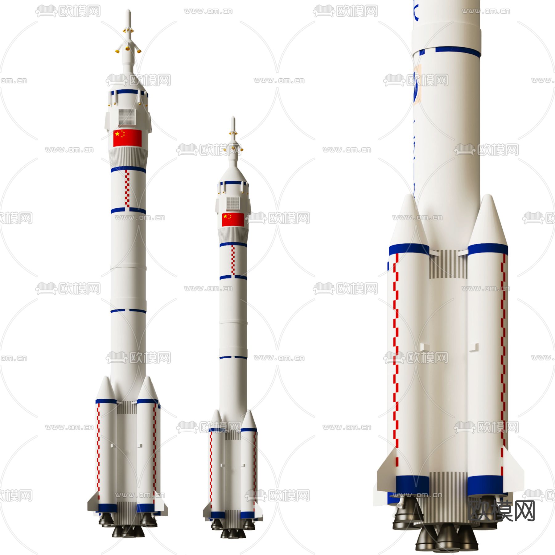 现代航天飞机su模型下载（渲染图2）