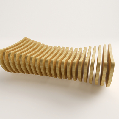  异形椅 户外椅su模型 