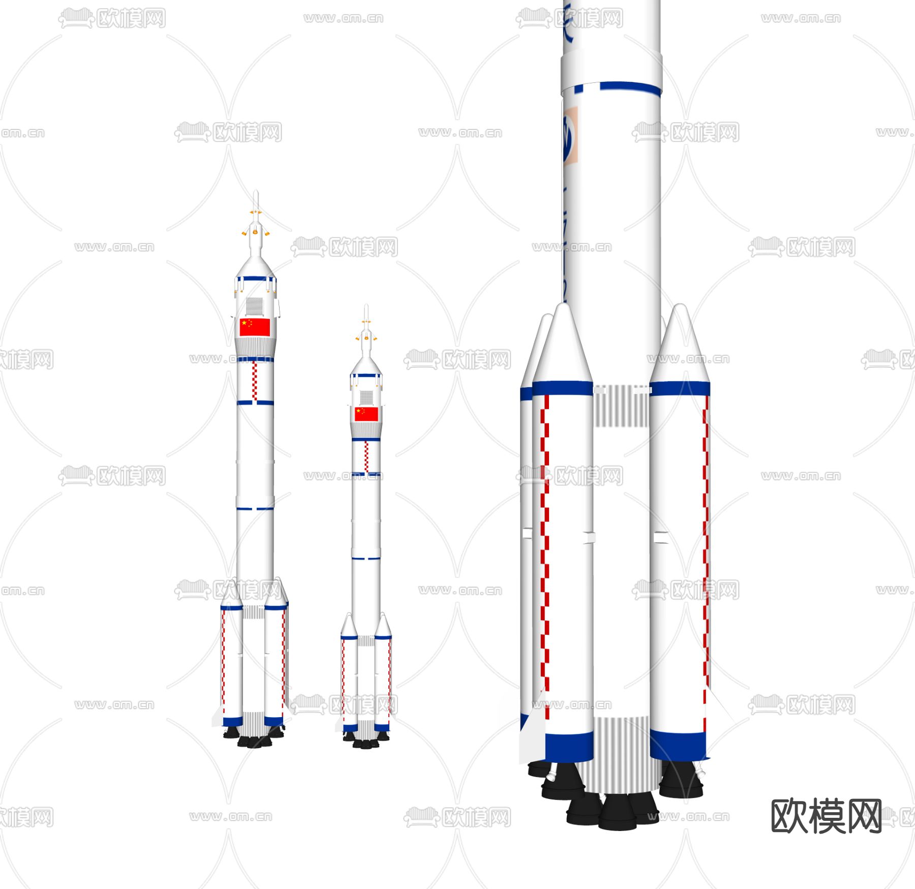 现代航天飞机su模型下载（渲染图1）