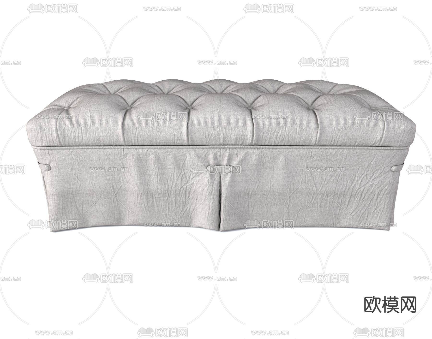 现代按摩床 护理床3d模型下载（渲染图1）