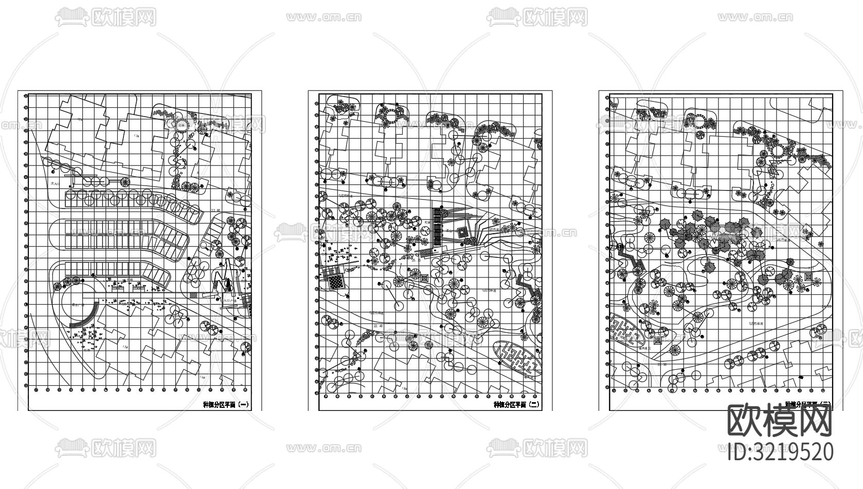 山顶公园园林设计cad施工图下载（渲染图8）