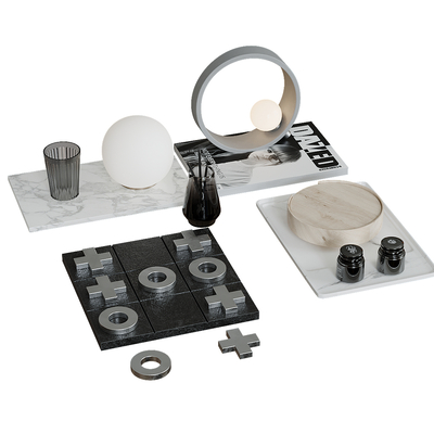  书籍 摆件 装饰品su模型 