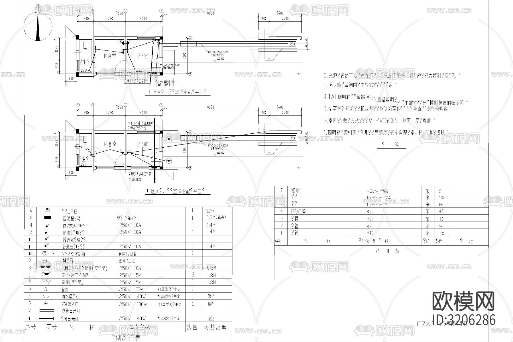 低压配电系统cad图库下载（渲染图8）