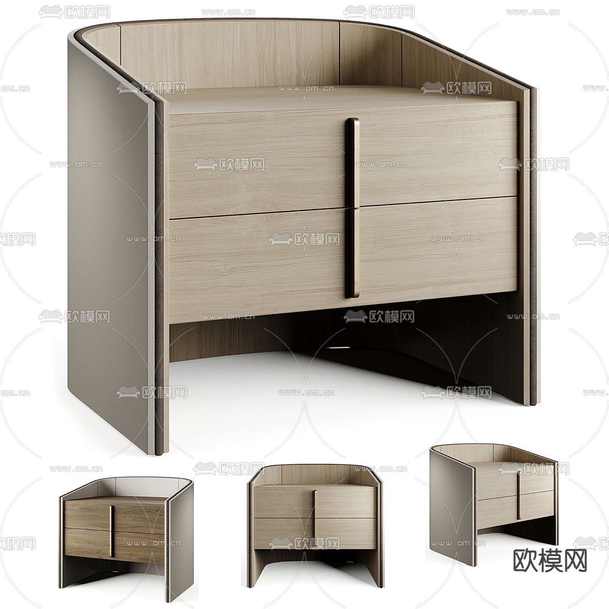 Casa Magna 床头柜su模型下载（渲染图1）