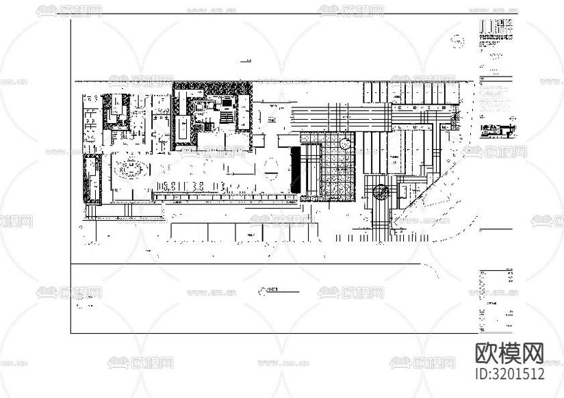 園林景觀cad施工圖下載(渲染圖1)