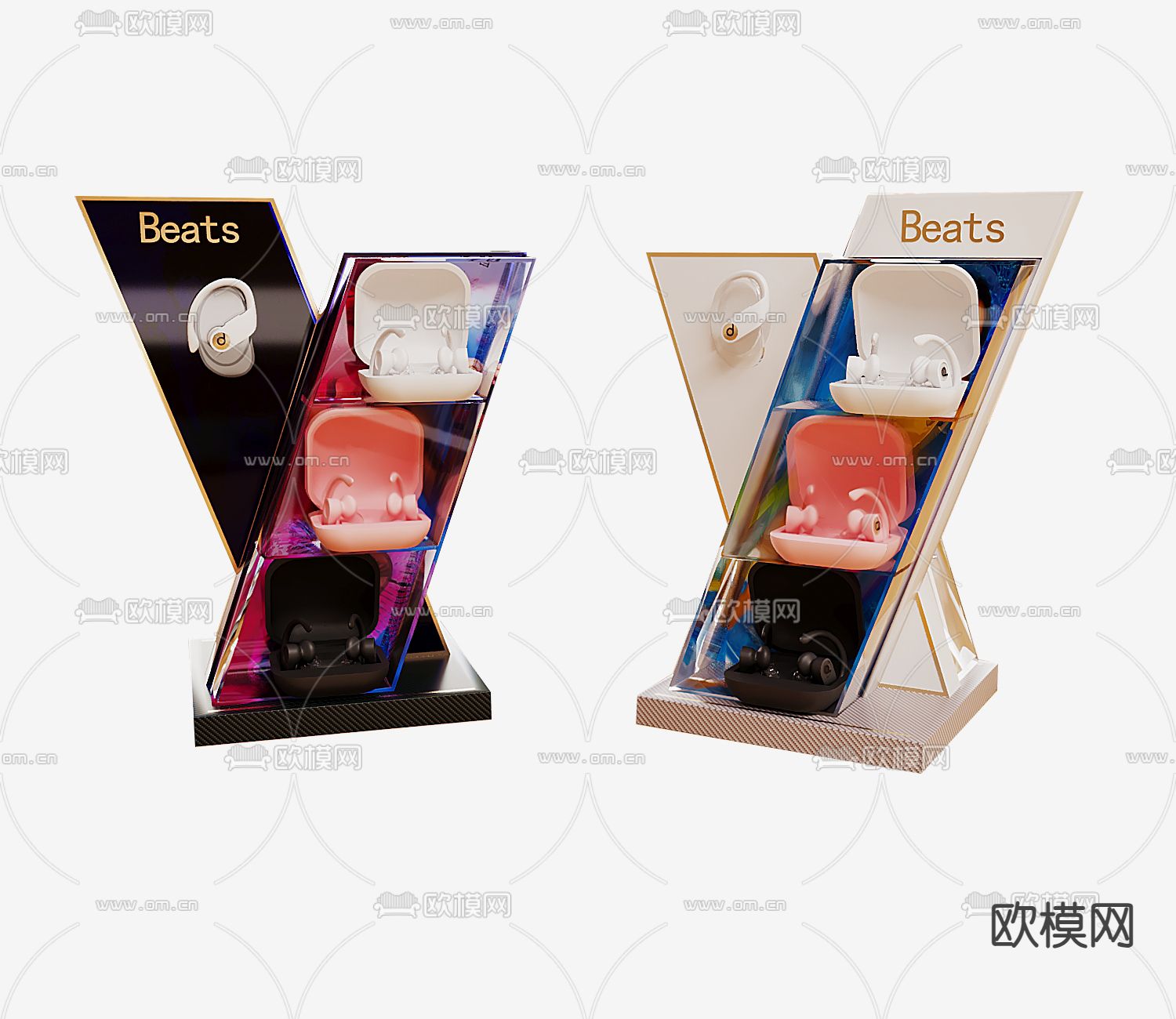 无线蓝牙耳机3d模型下载