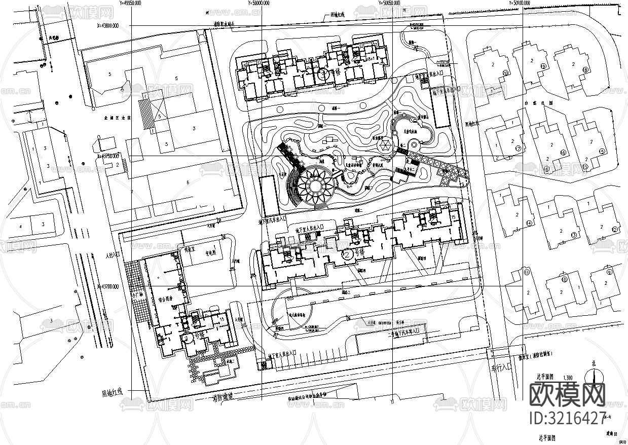 温馨花园景观规划设计cad施工图下载（渲染图9）
