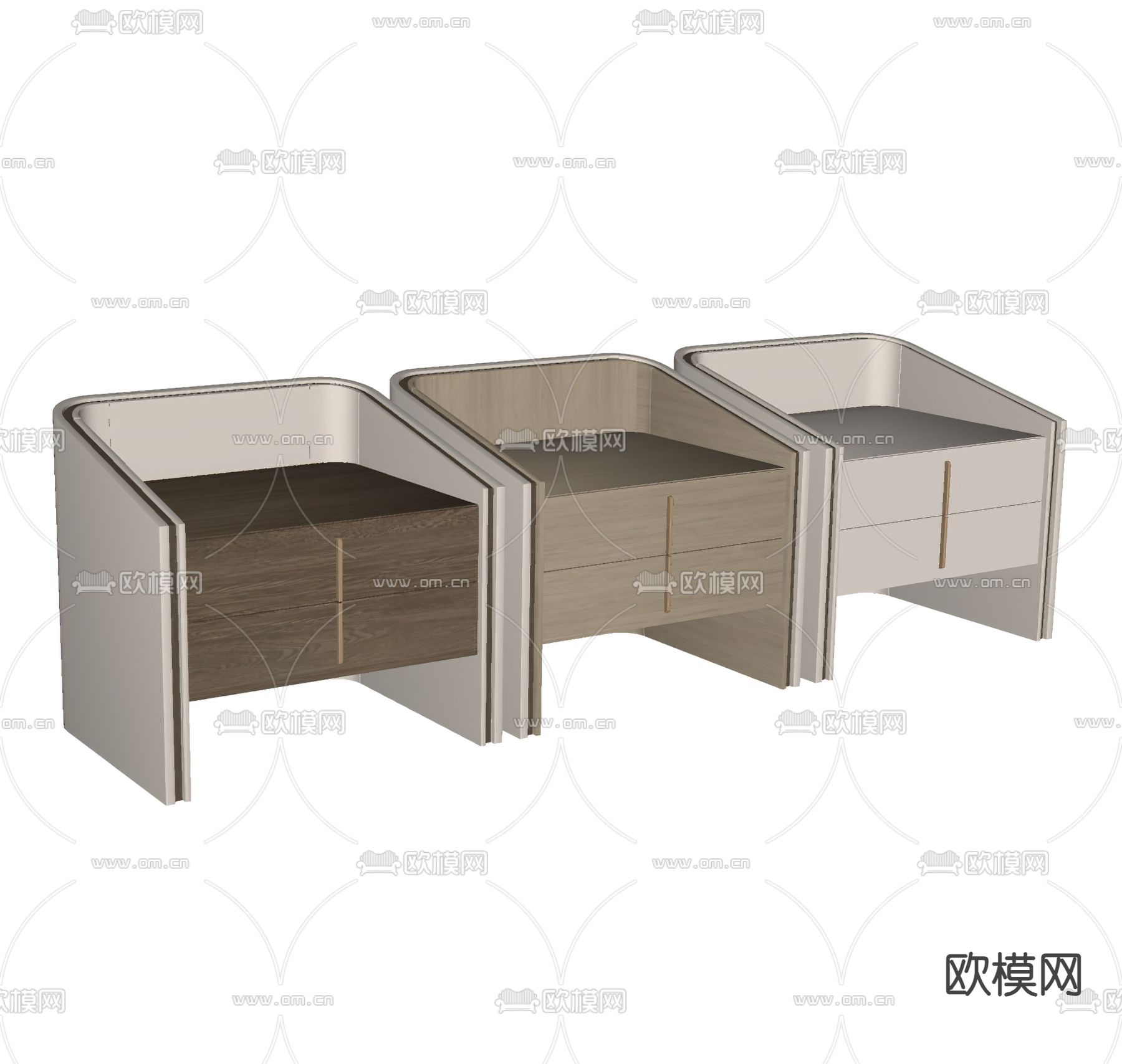 Casa Magna 床头柜su模型下载（渲染图2）