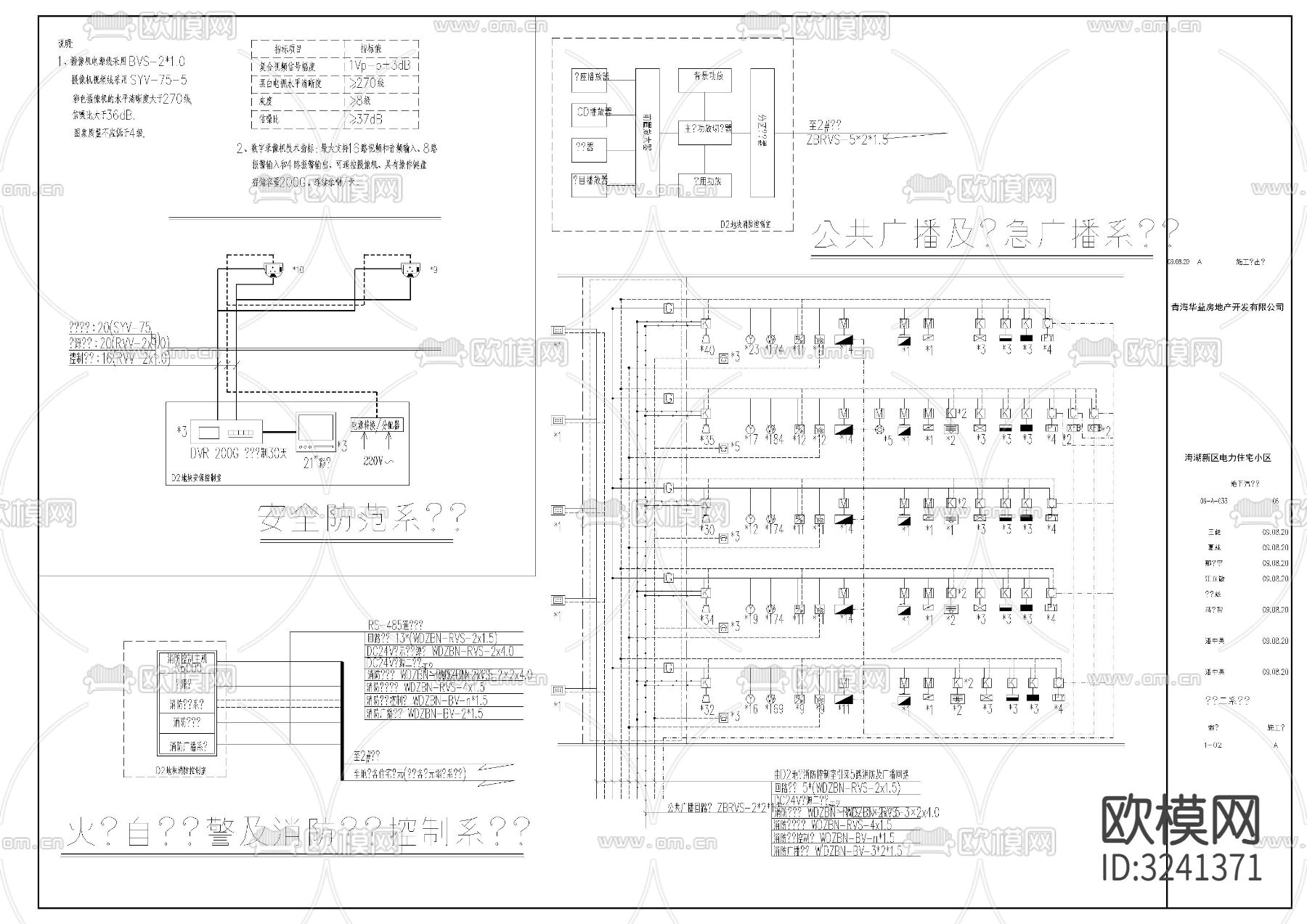 地下汽车库电气cad施工图下载（渲染图2）