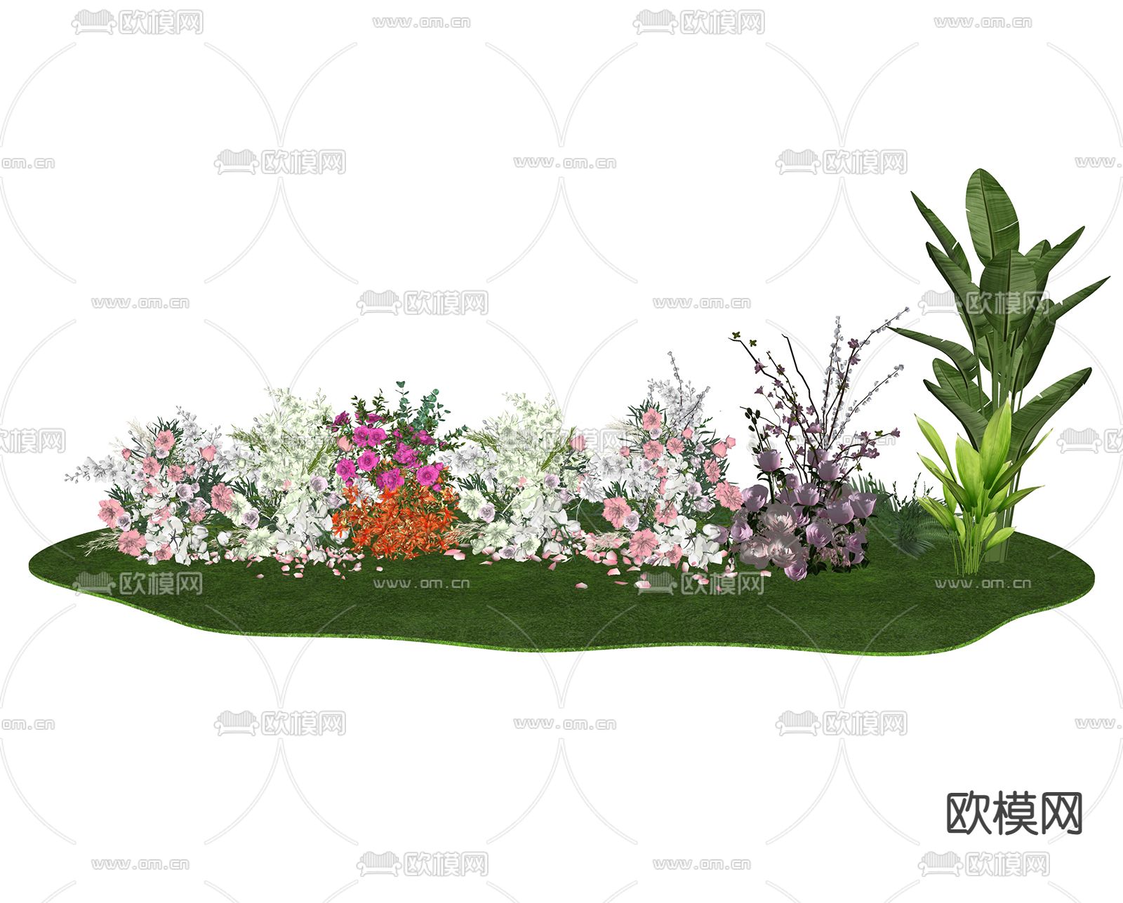 花艺美陈su模型下载（渲染图2）