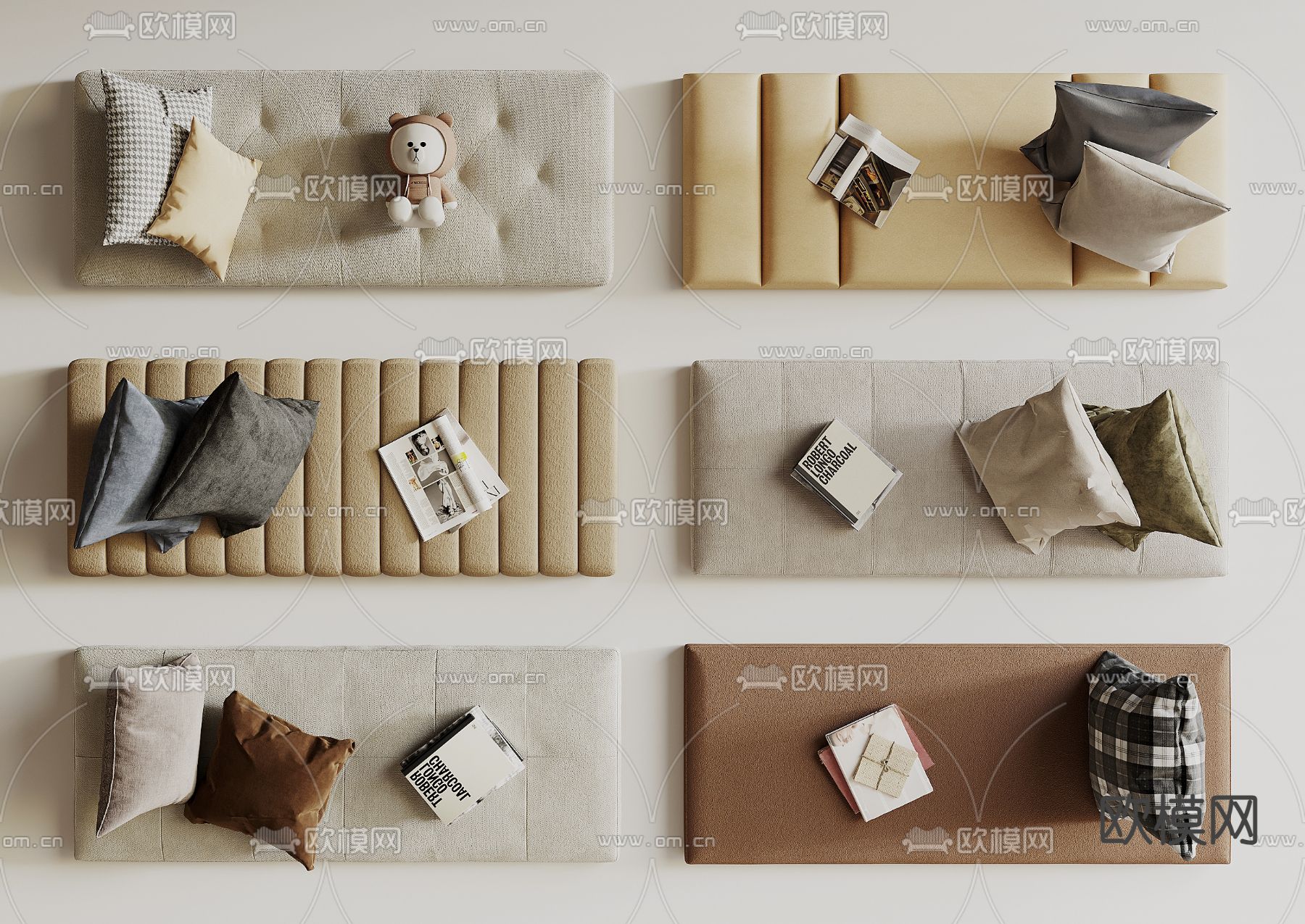 床垫 垫子 飘窗垫3d模型下载