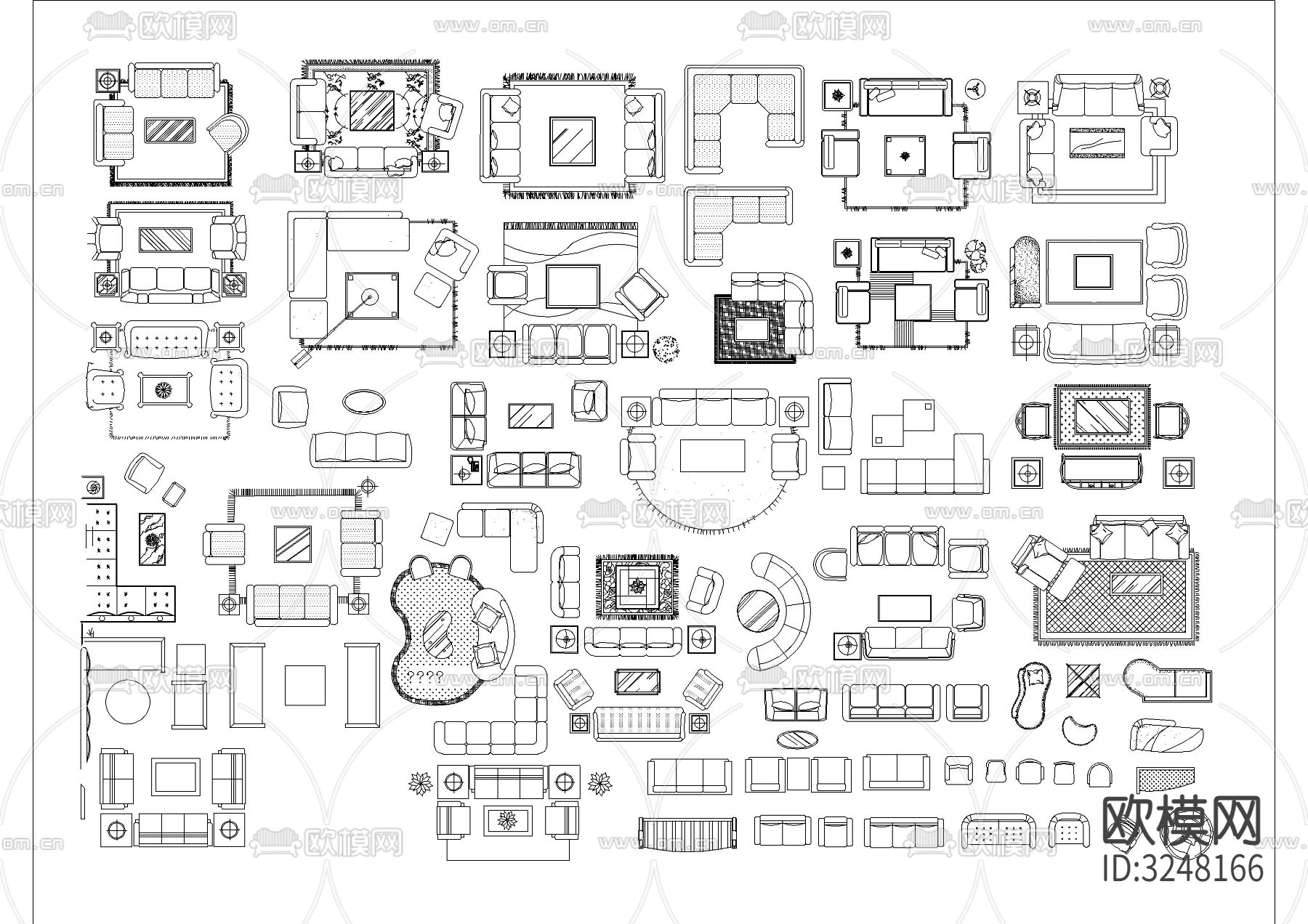 超全装修设计CAD图库下载（渲染图6）