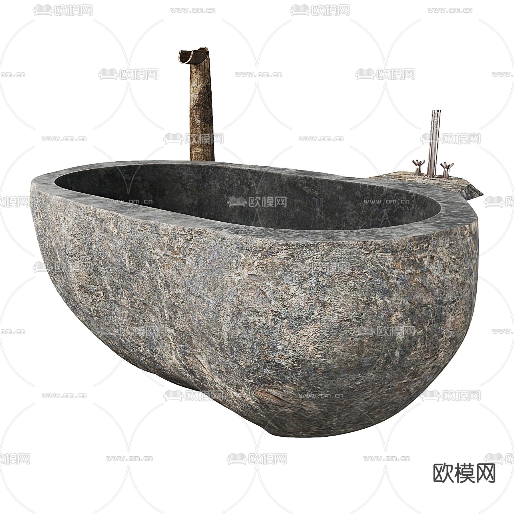 石槽台盆 洗手盆3d模型下载