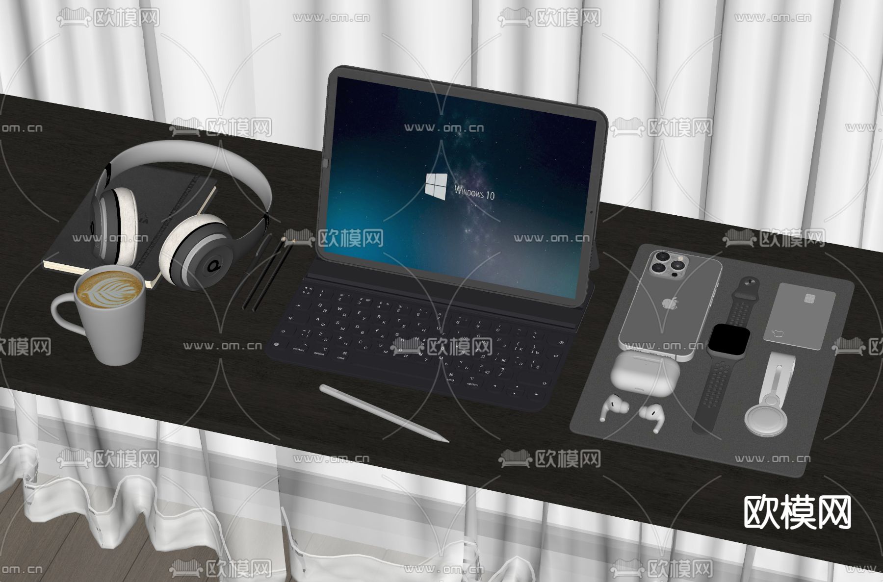 平板电脑 iPadsu模型下载（渲染图1）