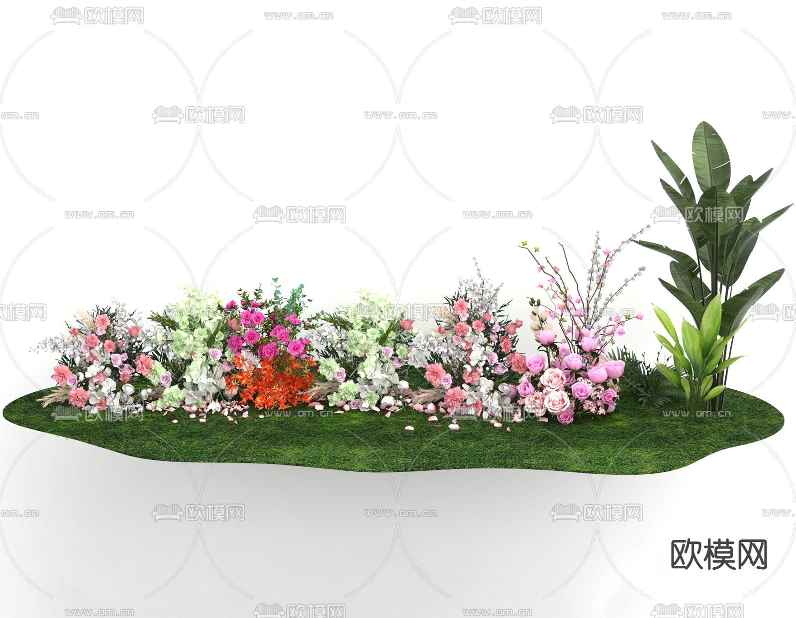 花艺美陈su模型下载（渲染图1）