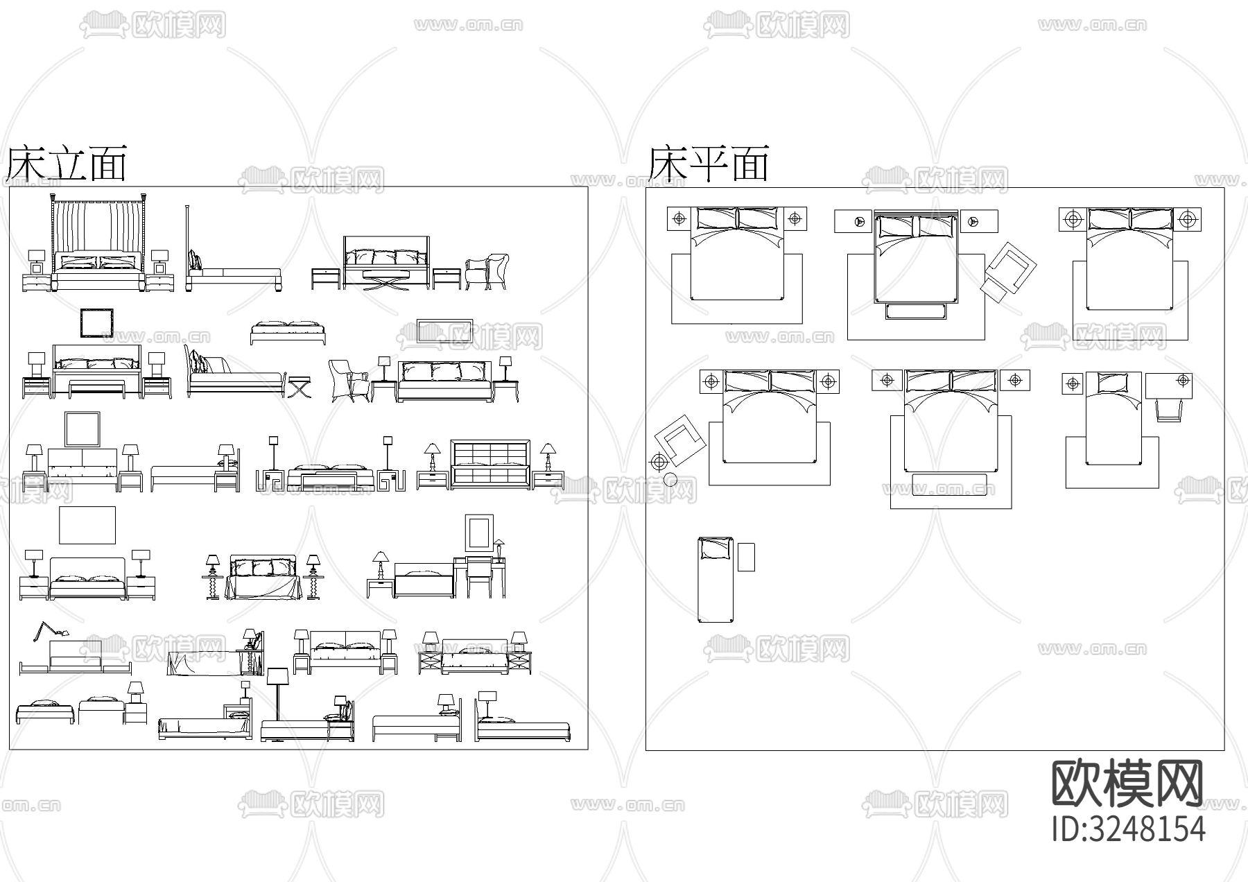 现代简约风家居cad图库下载（渲染图5）
