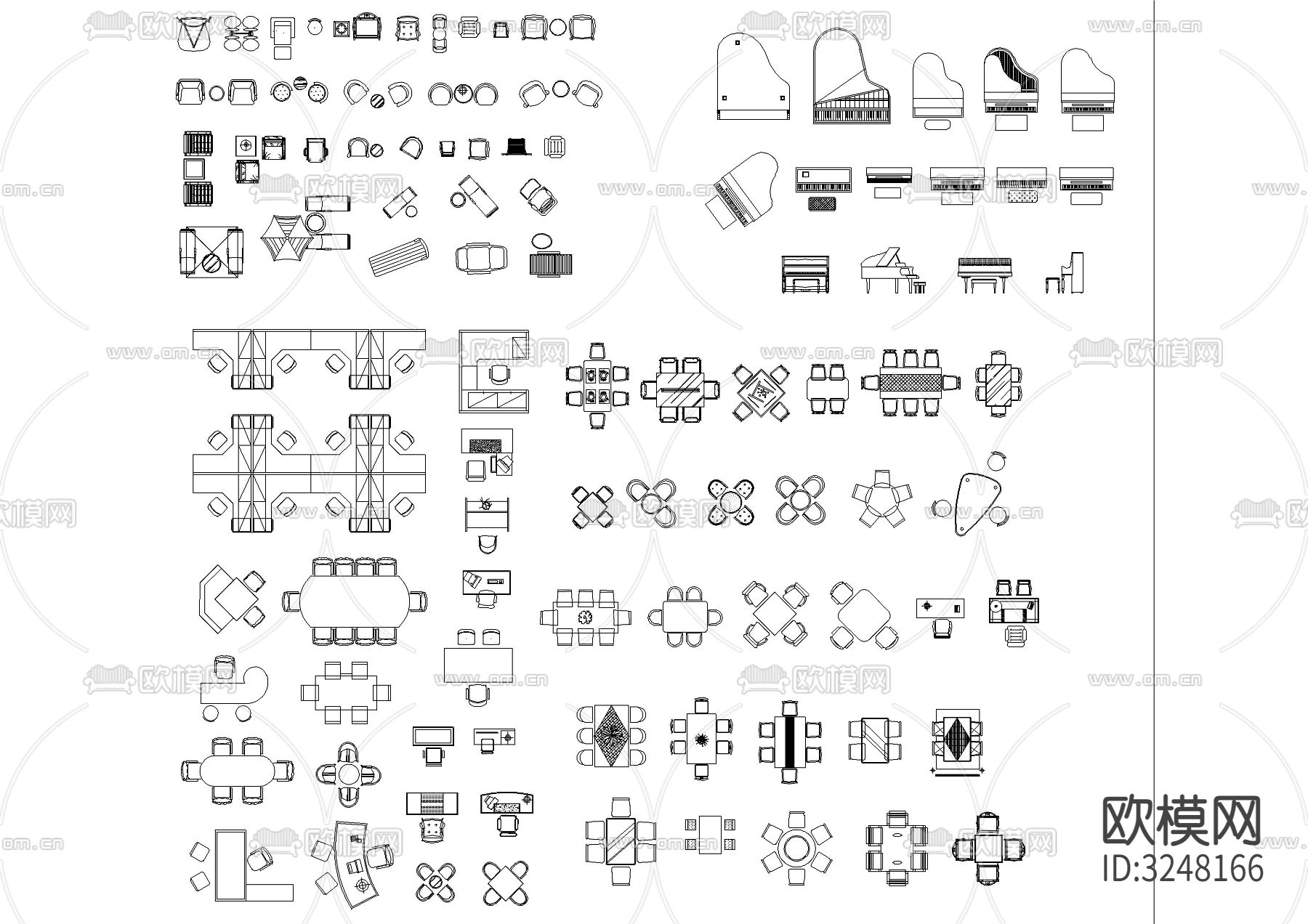 超全装修设计CAD图库下载（渲染图2）