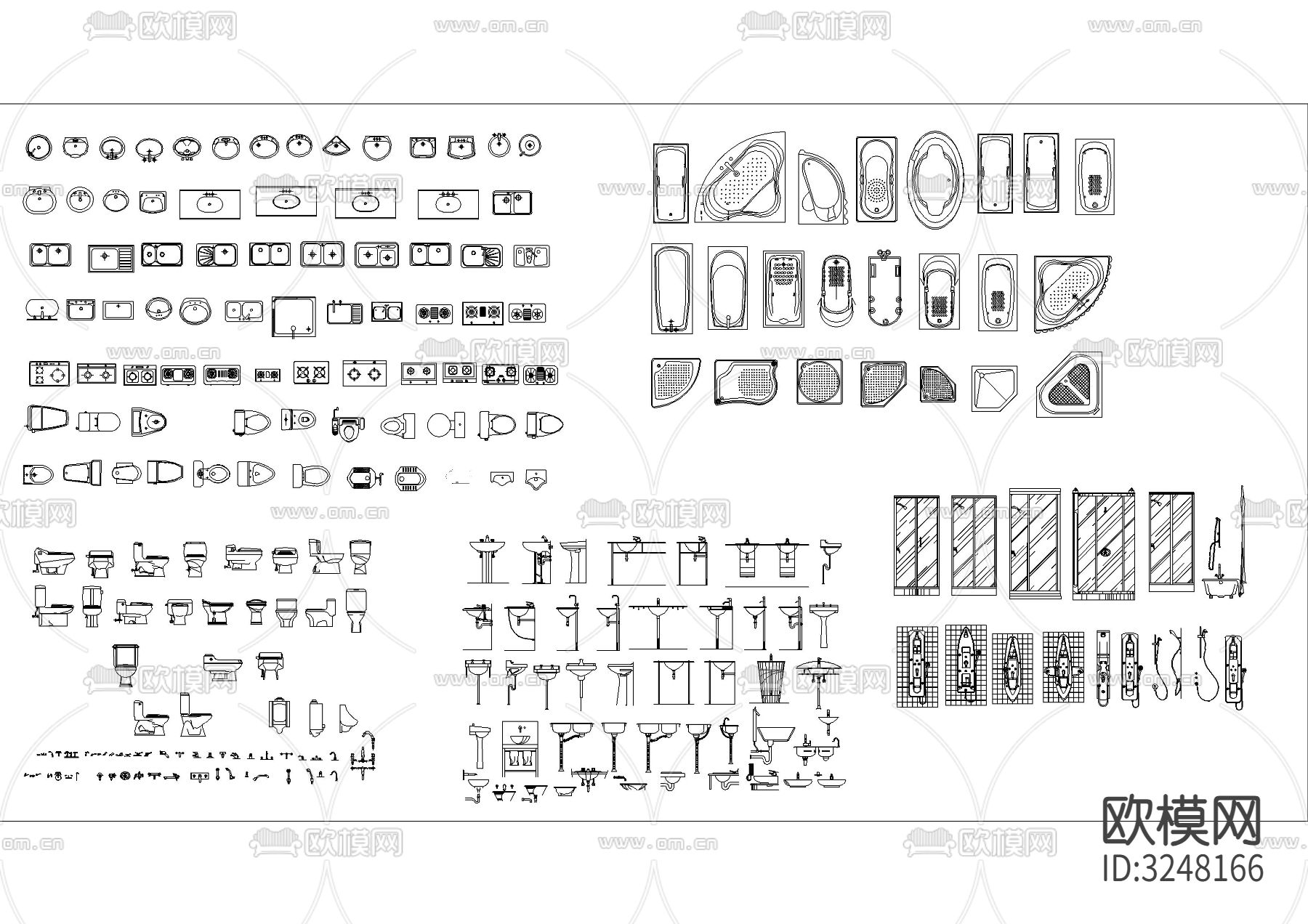 超全装修设计CAD图库下载（渲染图5）