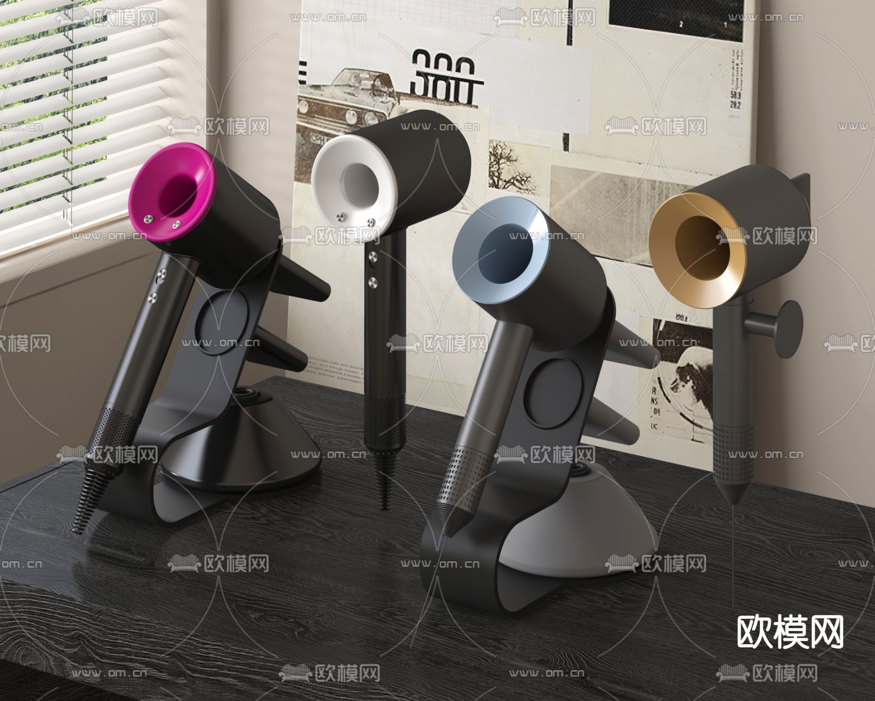 吹风机 吹风筒3d模型下载