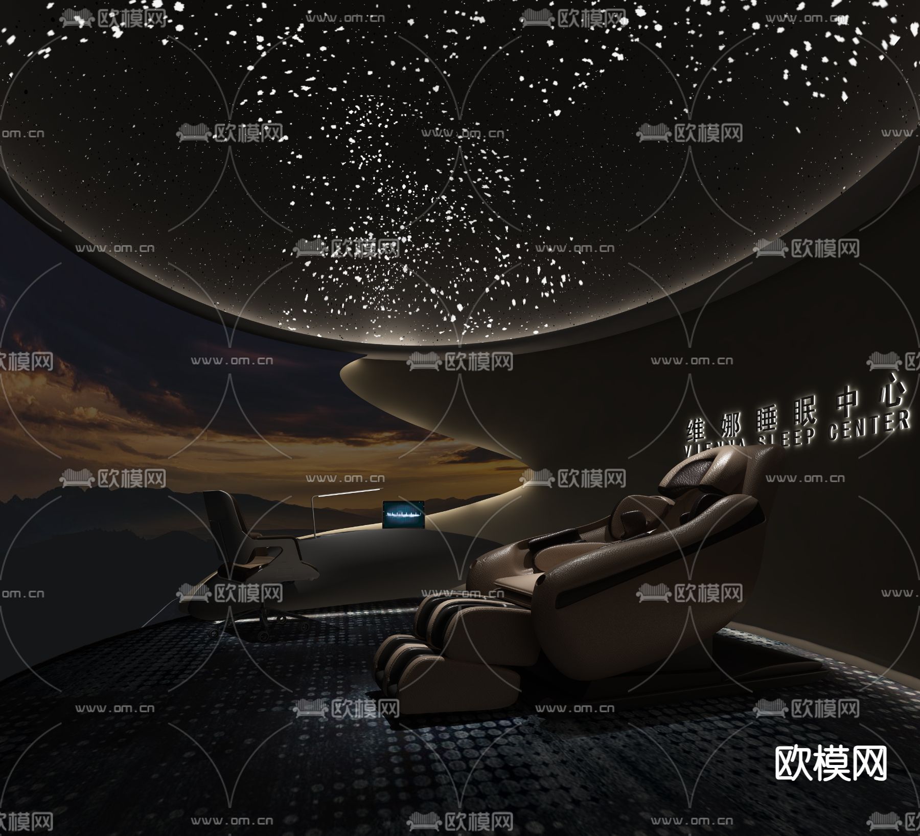 暗黑风医院 睡眠中心3d模型下载