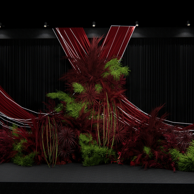  花艺婚礼su模型 