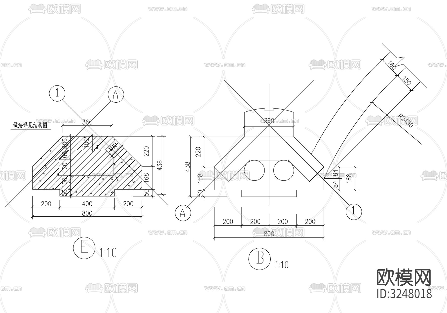 儿童乐园戏水亭CAD施工图下载（渲染图4）