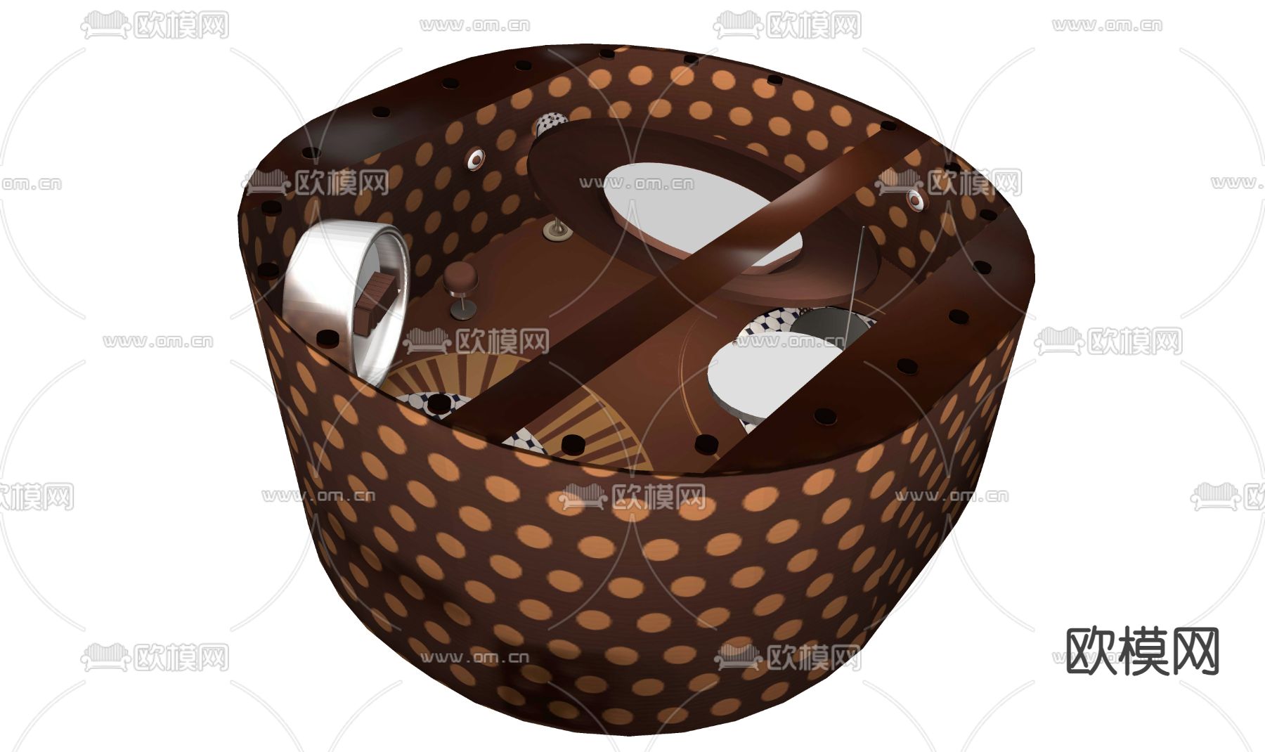 休闲客厅 会所 待客室su模型下载（渲染图2）