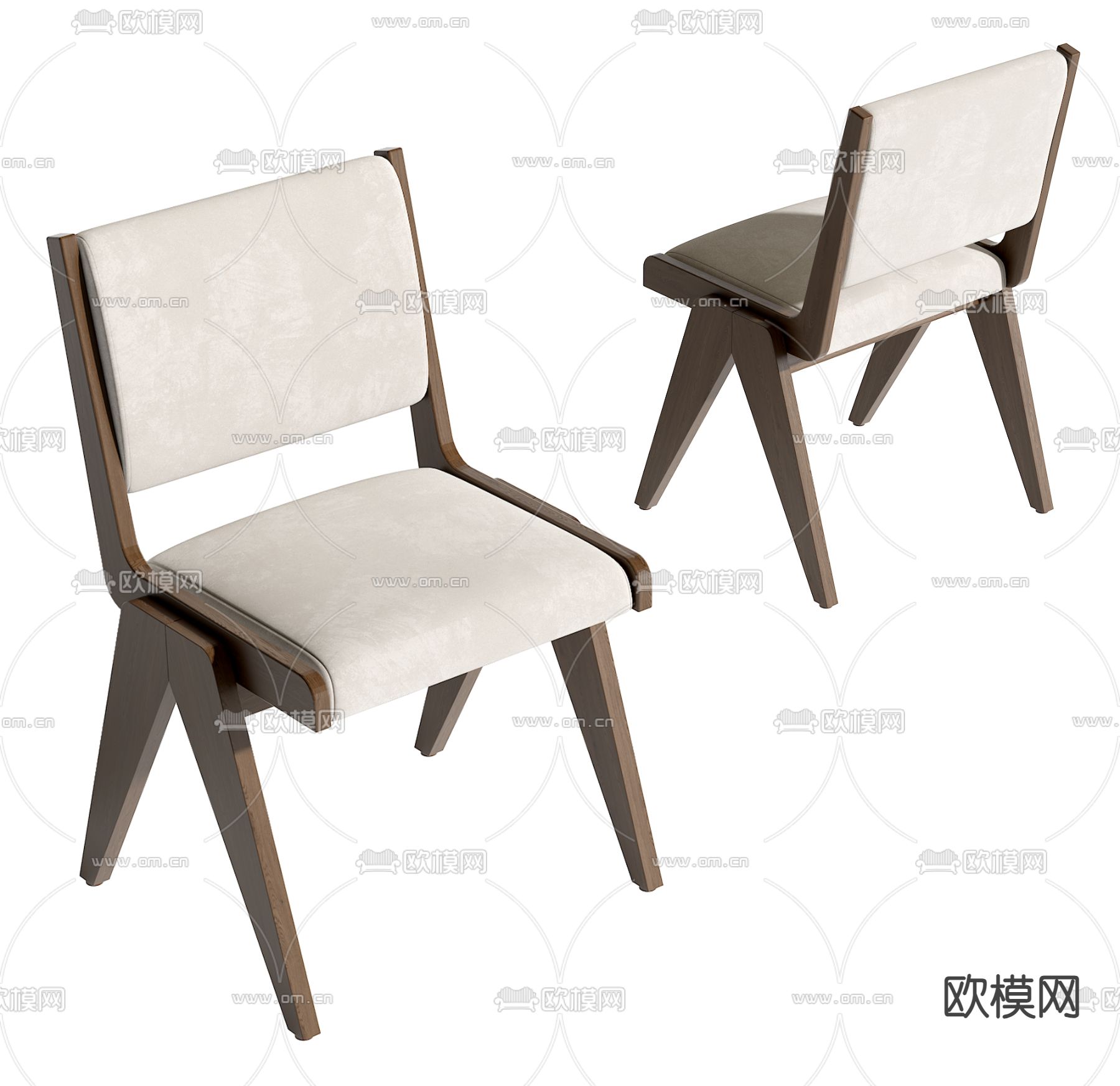 Giorgetti 椅子 餐椅3d模型下载