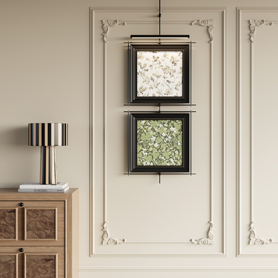 中古风挂画 组合画 装饰画su模型