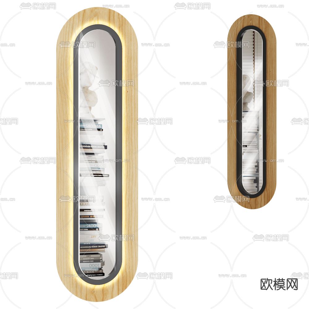 LZF 镜子 装饰镜3d模型下载