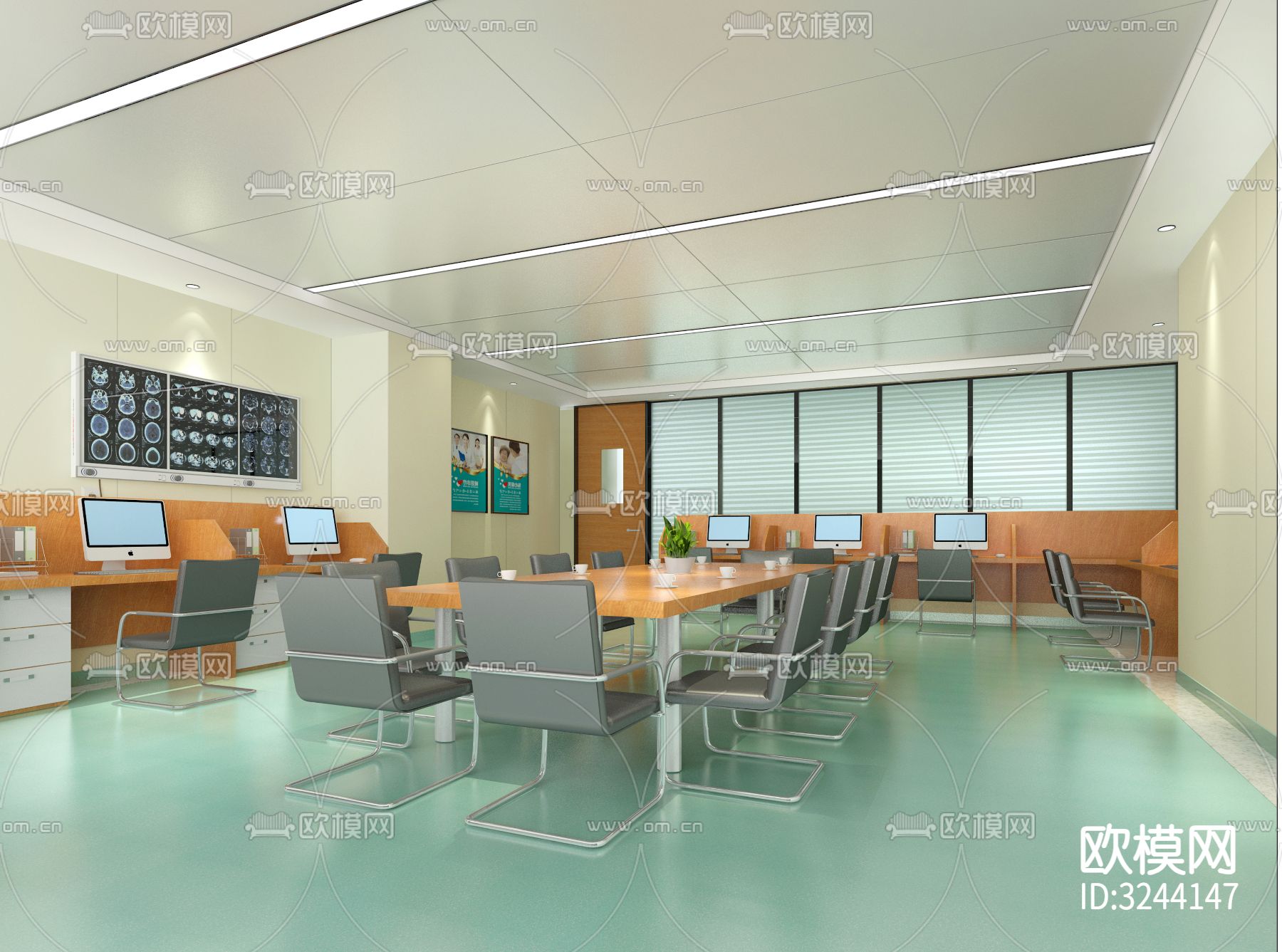 医疗医院装修效果图下载（渲染图6）