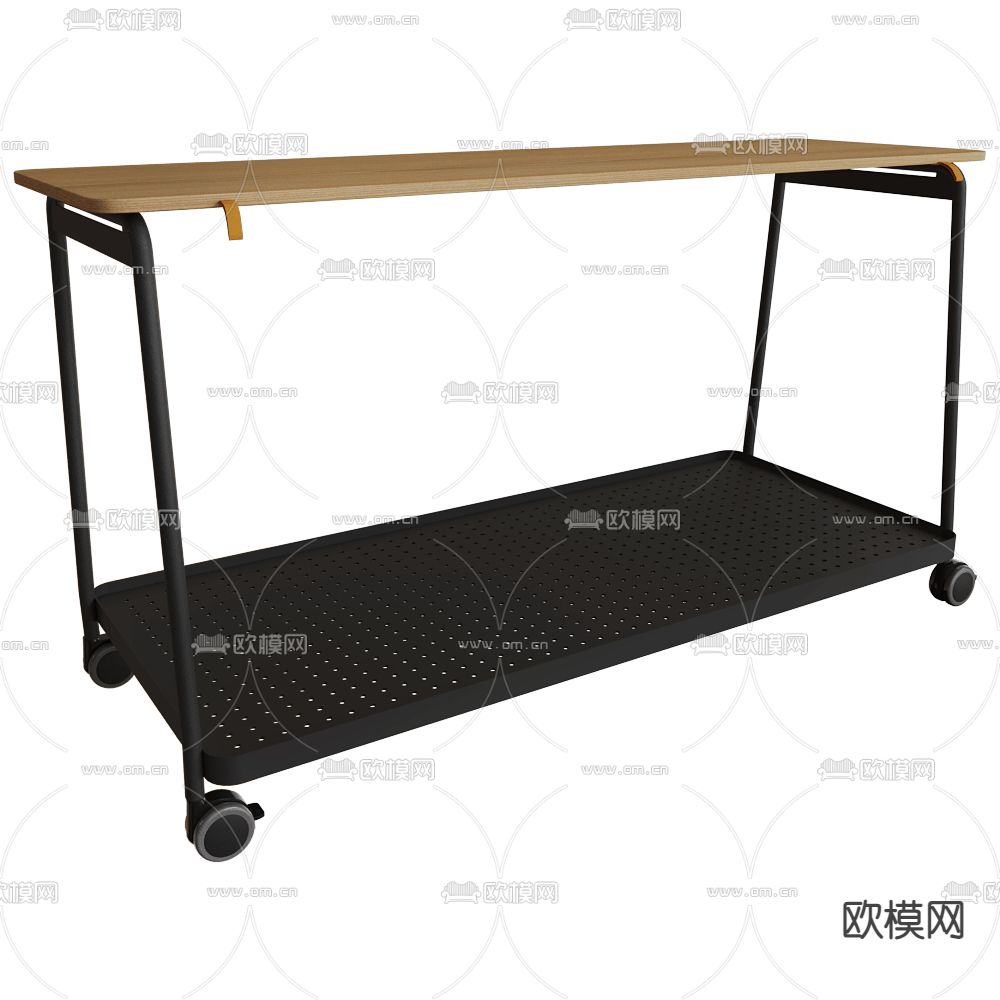 Brunner 可移动边桌 边几3d模型下载（渲染图1）