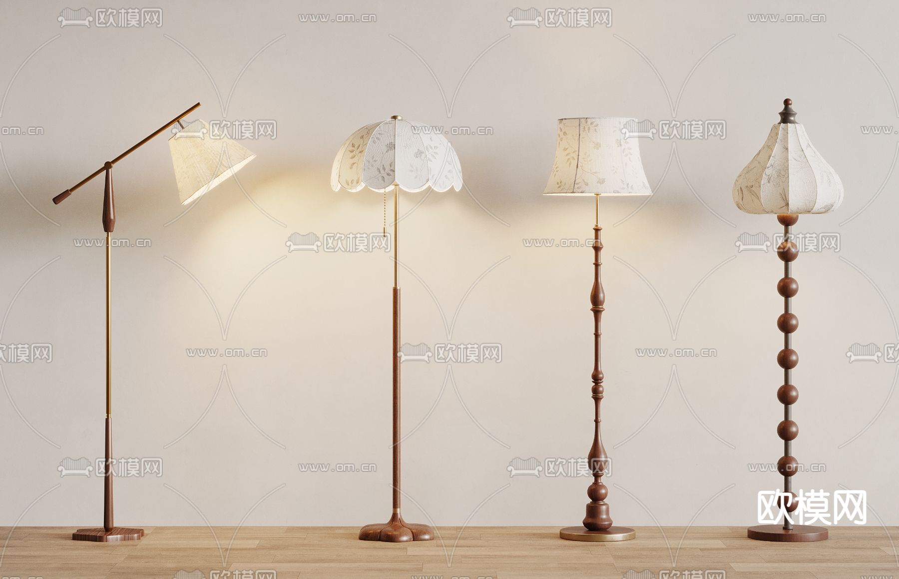 落地灯su模型下载（渲染图2）