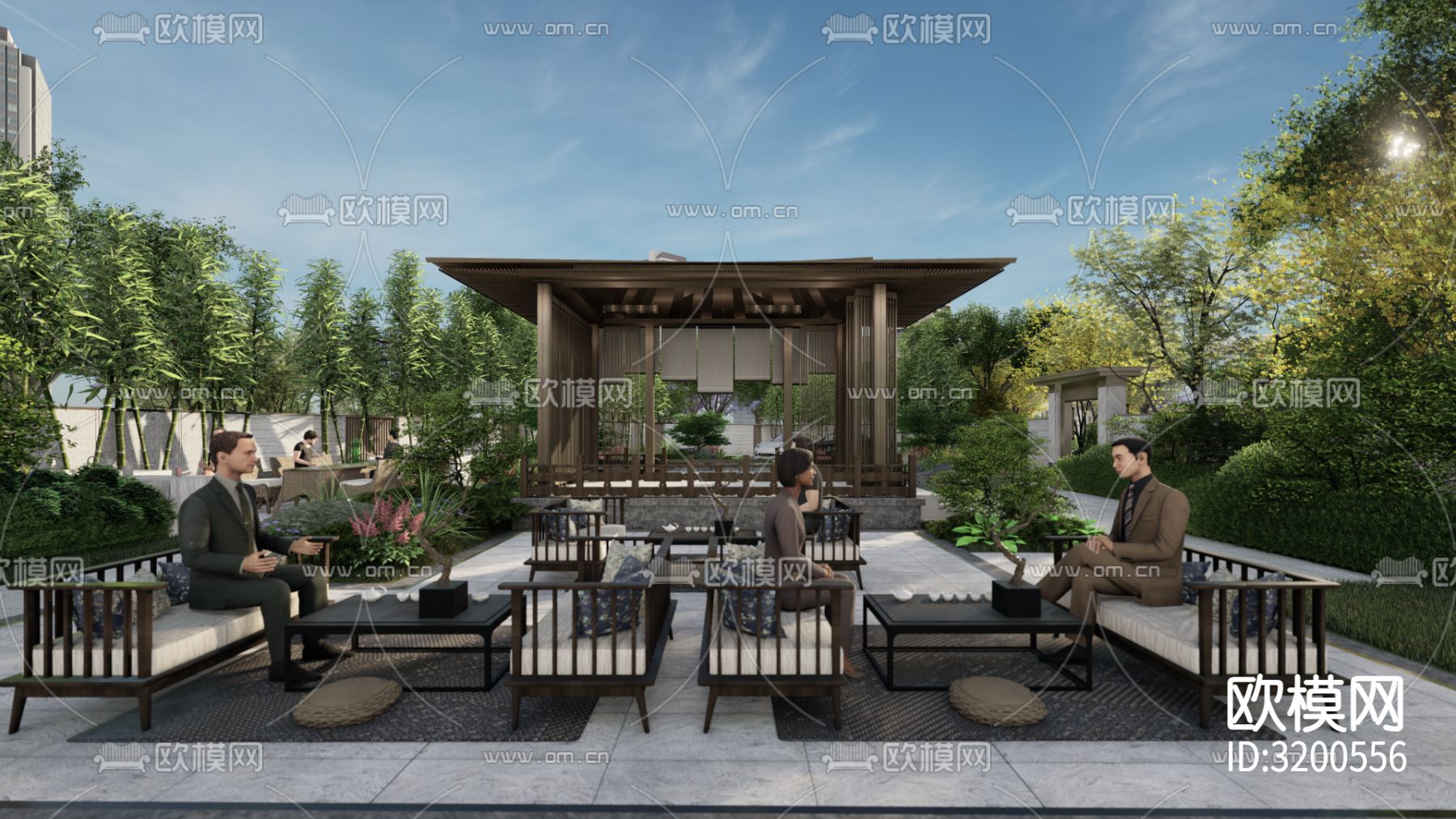 示范区小区装修效果图下载（渲染图7）