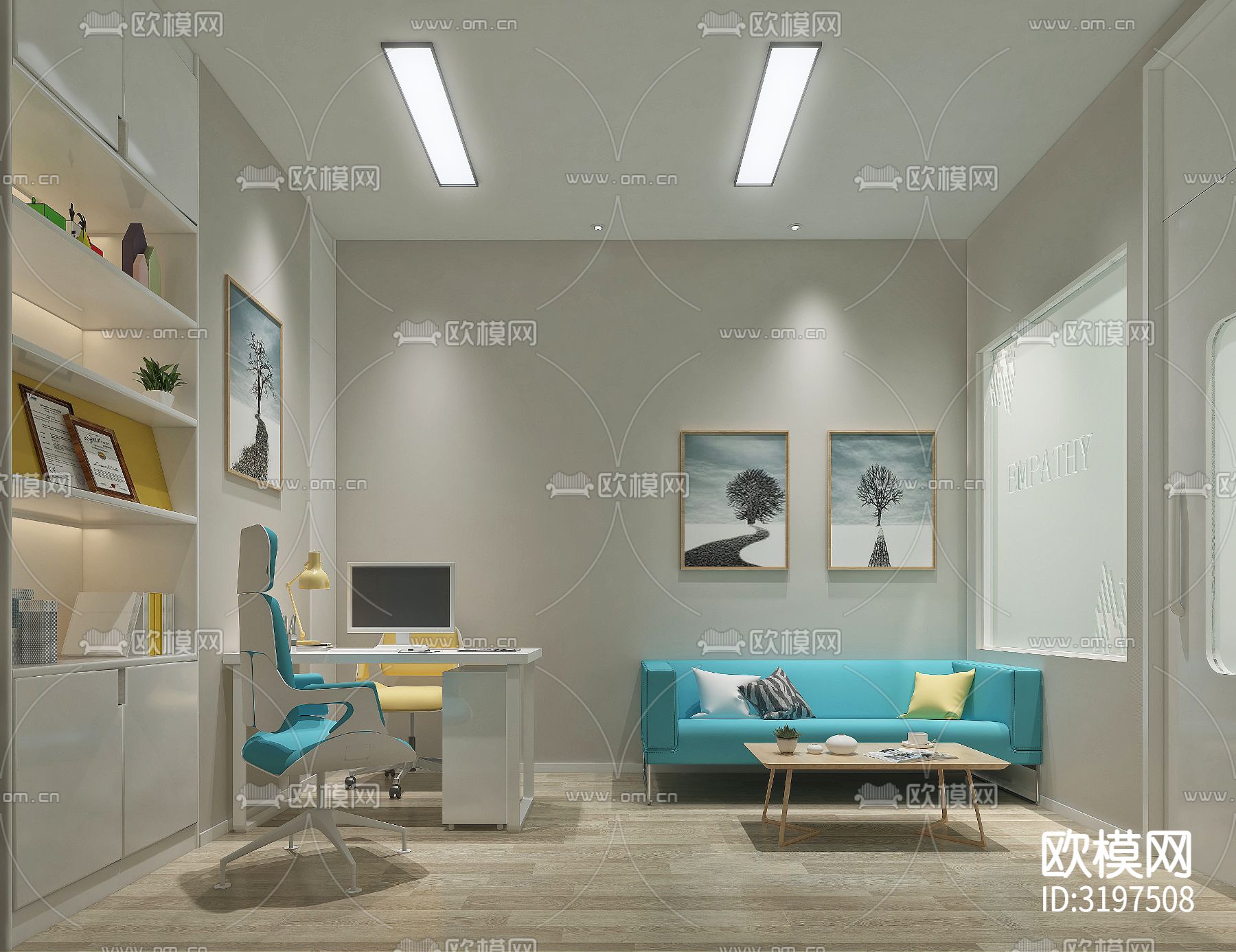 教育机构 幼儿园装修效果图下载（渲染图8）