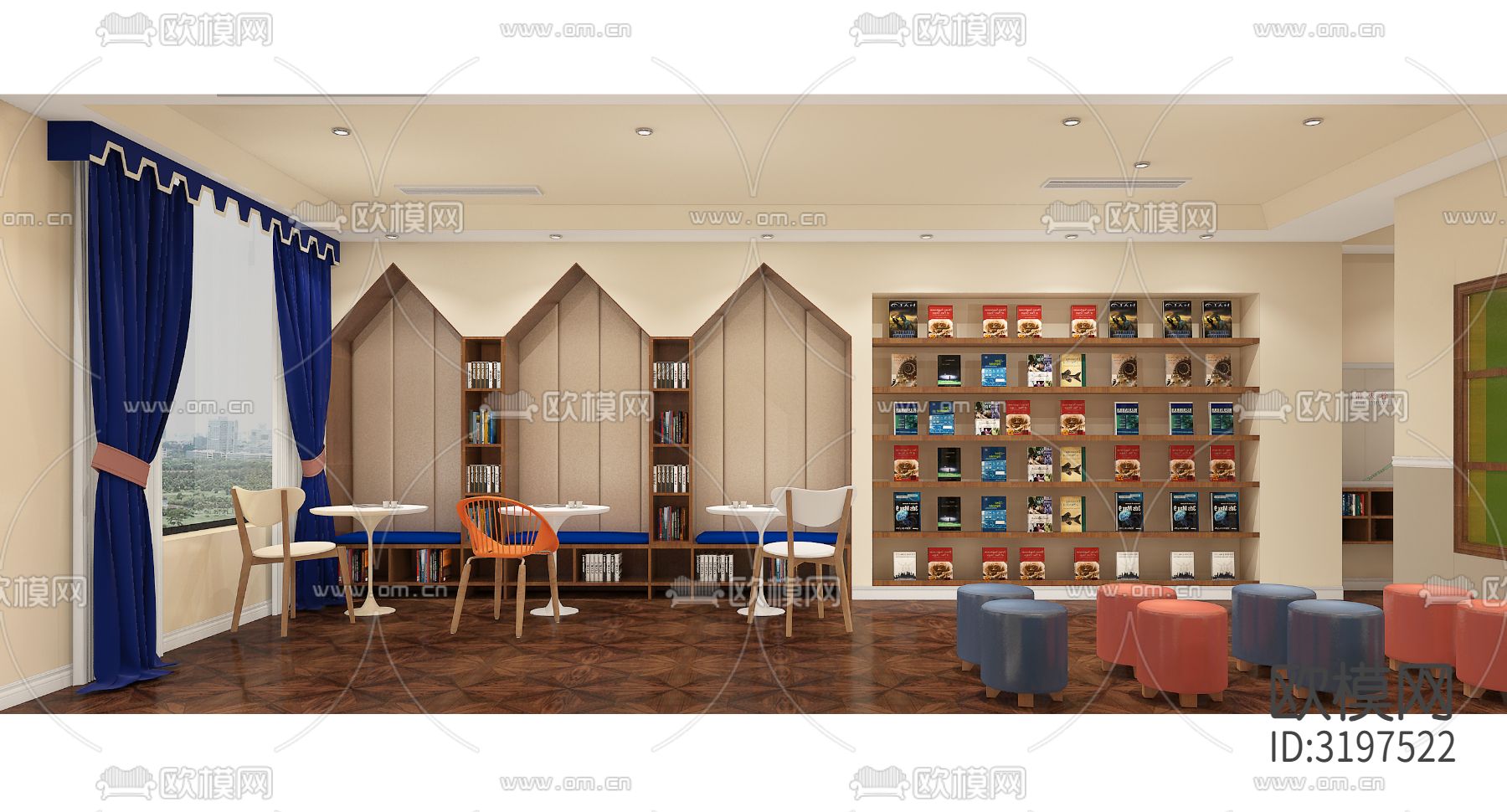 教育机构 幼儿园装修效果图下载（渲染图7）