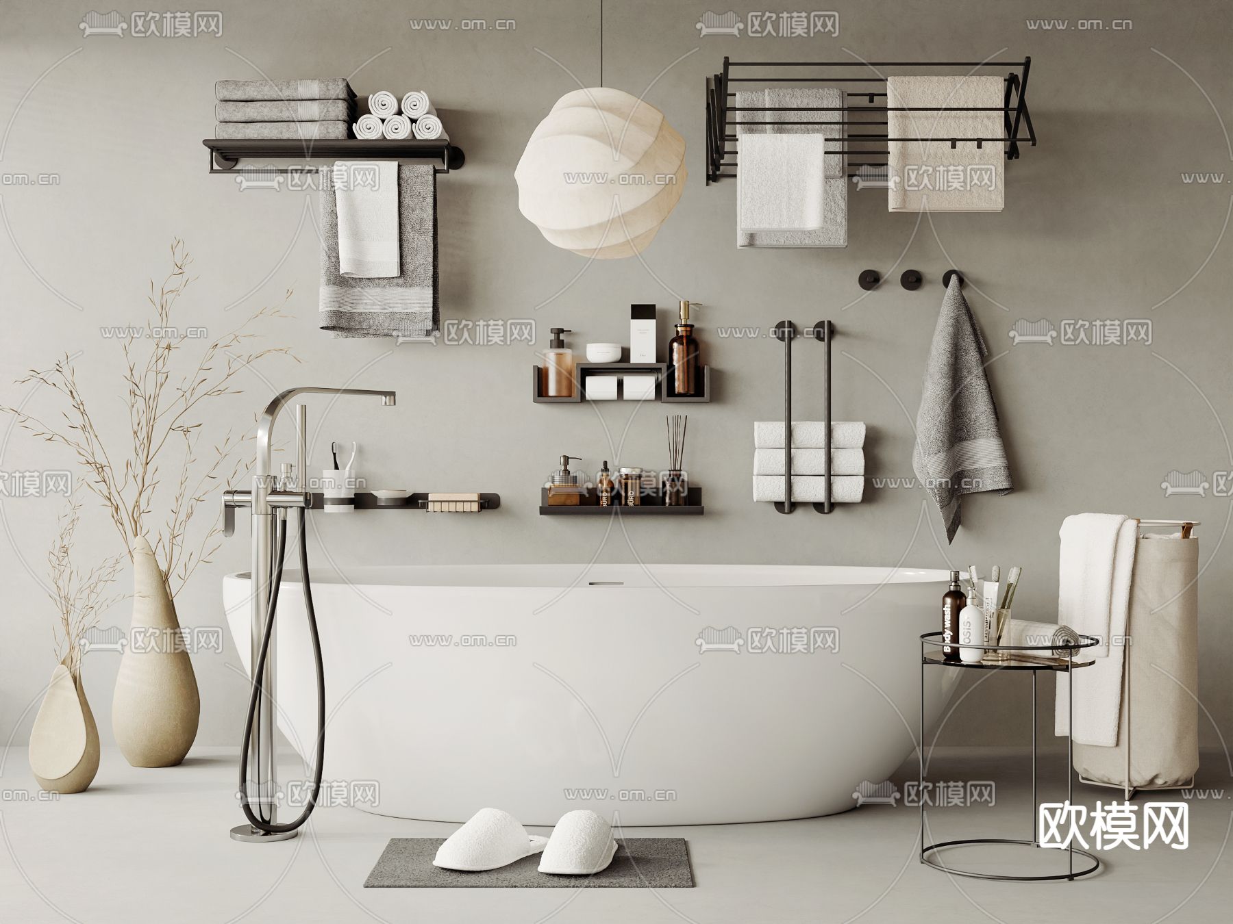 独立浴缸 浴盆3d模型下载