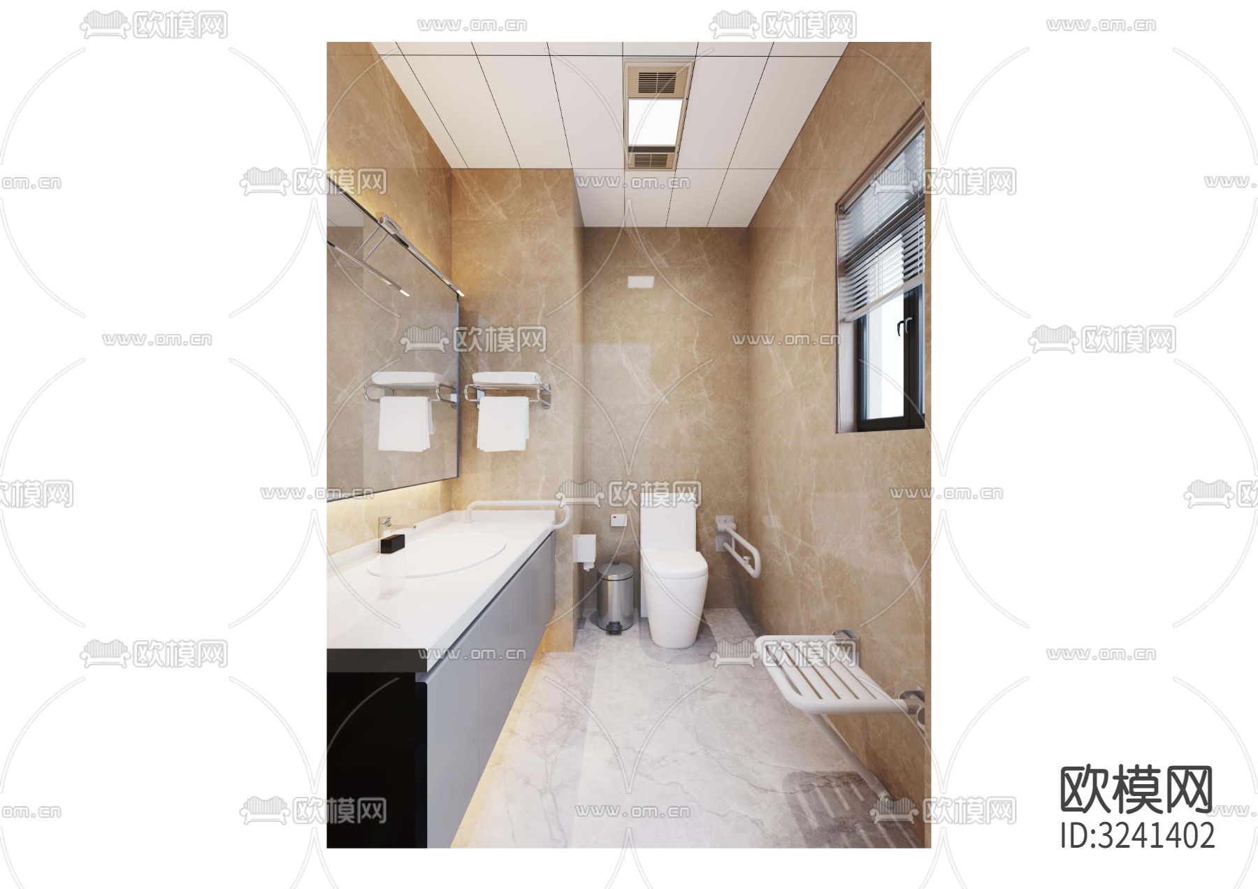 产科病房装修效果图下载（渲染图4）