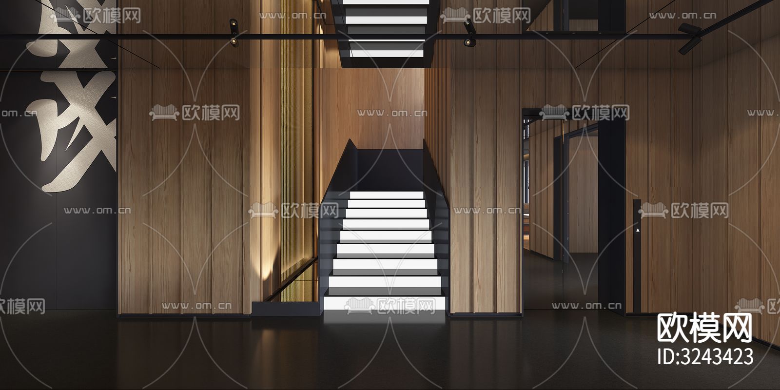 火锅烤肉装修效果图下载（渲染图7）