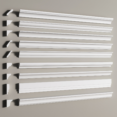  石膏线 线条 阴角线 阳角线su模型 